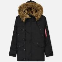 Мужская куртка ALPHA INDUSTRIES, Цвет: Черный, Размер: S