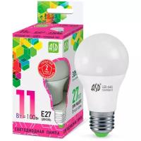 Лампа светодиодная ASD LED-A60-STD, E27, A60, 11 Вт, 6500 К