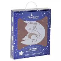 Комплект постельного белья Simplicity Dreams,Bunny Night 5 предметов (Капучино)