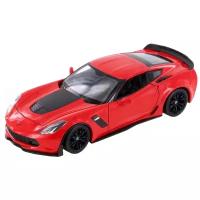 Легковой автомобиль Welly 2017 Chevrolet Corvette Z06 (24085) 1:24, 18.5 см