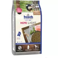 Сухой корм Bosch Mini Light для собак мелких пород, склонных к полноте, с мясом птицы и рисом - 1 кг 5213001