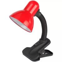 Лампа офисная ЭРА N-102-E27-40W-R, E27, 40 Вт, красный