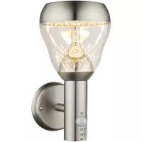 Globo Lighting Светильник уличный настенный светодиодный Monte 32250S светодиодный, 8 Вт, цвет арматуры: серебристый, цвет плафона бесцветный