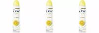 Спрей Dove go fresh Grapefruit & Lemongrass 3 x 150 мл