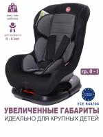 Автокресло группа 0/1 (до 18 кг) Babycare Rubin, черный/паутинка