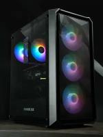 Системный блок игровой компьютер ПК (Ryzen 5 5600, RX 580 8ГБ, ОЗУ 16ГБ, SSD 1024ГБ, А320, 500W)