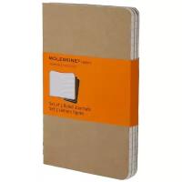 Блокнот Moleskine Набор 3 блокнота Cahier Journal Large 130x210, 40 листов 385313QP416, 3 шт