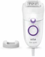 Эпилятор Braun 5-505 Silk-epil 5 Power белый/фиолетовый