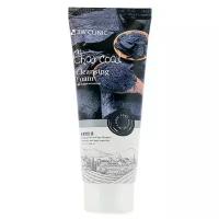 3W Clinic пенка для лица Charcoal Cleansing Foam, 100 мл