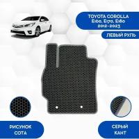 Водительский коврик для Toyota Corolla E160, E170, E180 2012-2023 С Левым рулем / Авто / Аксессуары / Эва