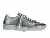 Кожаные кеды Converse PL LP 555947 серебристые (36)