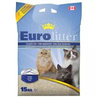 Комкующийся наполнитель Eurolitter Unsented, 15 кг