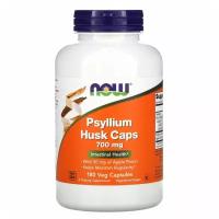 Улучшение пищеварения NOW Foods Psylium Husk 700 mg (180 капсул)