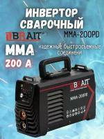 Инвертор сварочный BRAIT MMA-200PD / аппарат инверторного типа брайт ММА-200ПД