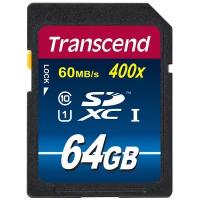 Карта памяти Transcend SDXC 64GB Class 10 UHS-I U1 45/25MB/s, TS64GSDU1