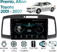 Штатная магнитола Wide Media Toyota Premio/Allion 2001 - 2007 / Android 9, 9 дюймов, WiFi, 1/32GB, 4 ядра