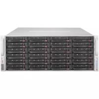 Сервер Supermicro SuperStorage 6048R-E1CR36H без процессора/без ОЗУ/без накопителей/количество отсеков 2.5" hot swap: 2/количество отсеков 3.5" hot swap: 36/LAN 10 Гбит/c