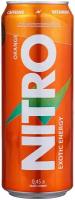 Энергетический напиток NITRO, 450мл (Апельсин) / С витаминами и таурином
