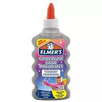 Elmer's Клей для слаймов Glitter Glue 177мл серебристый