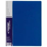 "Expert Complete" Premier А4 Папка для составления каталогов 20 листов (с файлами) волокно шир. корешка 20 мм, синяя 22132