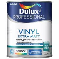 DULUX VINYL EXTRA MATT / Дюлакс Винил Экстра Мат краска для стен и потолков, глубокоматовая, база BW (1 л)
