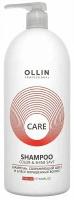 OLLIN CARE Шампунь, сохраняющий цвет и блеск окрашенных волос Color Shine Save Shampoo 1000мл