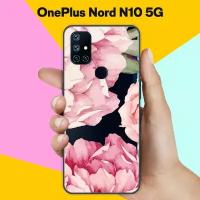 Силиконовый чехол на OnePlus Nord N10 5G Пионы / для ВанПлас Норд Н10 5Джи