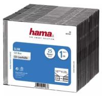 Коробка Hama на 1CD/DVD H-51167 Slim Box прозрачный (упаковка 25шт) (825821) (51167)