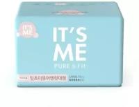 Прокладки женские корейские гигиенические с крылышками, 5 капель It's Me Pure & Fit pads large 10 шт