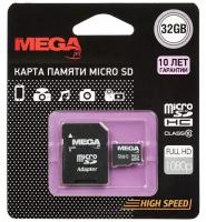 Карта памяти microSDHC ProMEGA Jet, 32Gb, Class 10, 1шт