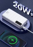 POWER BANK SZX MAXIM 10000 mAh / Быстрая зарядка P/D 20W / белый