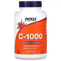 Витамин NOW C-1000 Sustained Release with Rose Hips (250 таблеток)