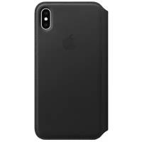 Чехол Apple Folio кожаный для iPhone XS Max, black