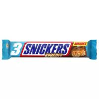 Батончик Snickers Криспер с арахисом, карамелью и воздушным рисом