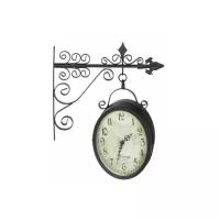 Часы уличные двухсторонние "Прага" диаметр 20 см