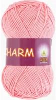 Пряжа Vita cotton Charm светло-розовый (4182), 100%мерсеризованный хлопок, 106м, 50г, 1шт