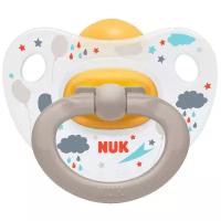 Пустышка латексная ортодонтическая NUK Classic Happy Kids 18-36 м, облака