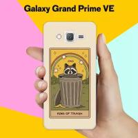 Силиконовый чехол на Samsung Galaxy Grand Prime VE Енот / для Самсунг Галакси Гранд Прайм ВЕ Дуос