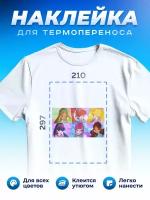 Термонаклейка для одежды наклейка Винкс Winx_0014