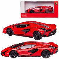 Машина металлическая 1:43 scale Lamborghini Sian, цвет красный 58900R