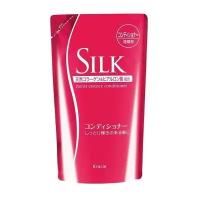 KRACIE Увлажняющий кондиционер для волос Silk Moist Essence Conditioner, с шелком и природным коллагеном, мягкая упаковка 350мл