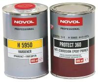 NOVOL Protect 360 Anti-Corrosion Epoxy Primer Грунт эпоксидный антикоррозийный (серый) 0,8 л. с отвердителем 0,8 л