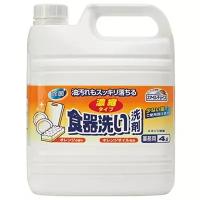 Концентрированное средство для мытья овощей и фруктов, посуды и кухонных принадлежностей Mitsuei, с апельсиновым маслом, 4 л