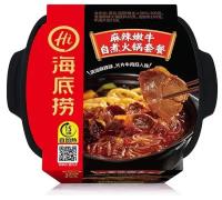 Саморазогревающаяся лапша HAIDILAO HotPot с говядиной и томатным соусом. Самозаваривающаяся, китайский самовар