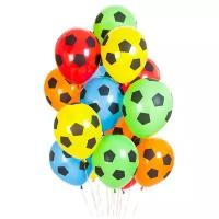 Sempertex Воздушный шар Футбольный мяч - Ассорти, 12 шт 30 см
