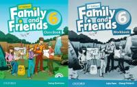 Комплект Family and Friends 6 Class Book with Multi ROM + Workbook 2nd Edition / Изучение английского языка для учеников / набор