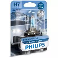 Лампа 12972Wvub1 H7 12V- 55W (Px26d) (Абсолютно Белый Свет) (Блистер 1Шт.) Whitevision Ultra Philips Philips арт. 12972WVUB1