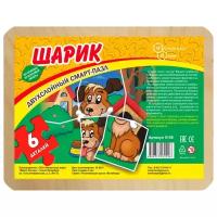 Рамка-вкладыш Нескучные игры Шарик (8159), 6 дет