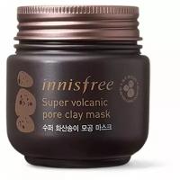 Innisfree очищающая маска Super Volcanic Pore Clay с вулканическим пеплом