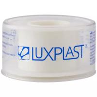 Лейкопластырь Luxplast медицинский, на нетканой основе, в катушке, белый, 5 м х 2,5 см